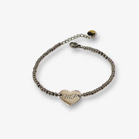 BRACCIALE CUORE SFERE SMALL