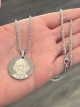 COLLANA FUNETTA CON MEDAGLIA FOTOINCISA