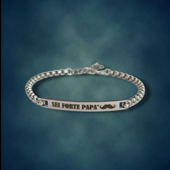 BRACCIALE SEI FORTE PAPA'