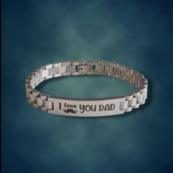 BRACCIALE OYSTER I LOVE YOU DAD