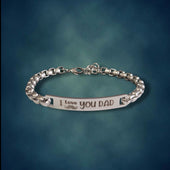 BRACCIALE I LOVE YOU DAD BAFFI