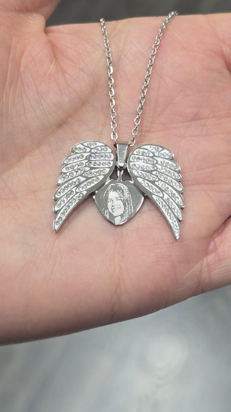 Collana Angel con Foto Personalizzata